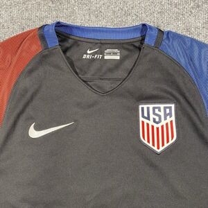 USA National Team 2016 Soccer Futbol Jersey Nike Dri Fit Mens S Stetch Fabric